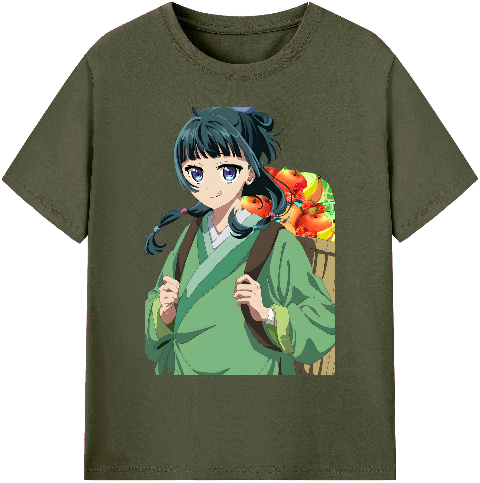 （画像用） 薬屋のひとりごと The Apothecary Diaries 綿100％ メンズ半袖Tシャツ｜肌触りやわらか＆通気性